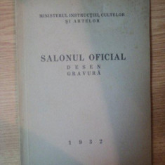 SALONUL OFICIAL . DESEN , GRAVURA , 1932