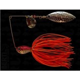 Spinnerbait Bertilure Cu Doua Palete SPINNERBAIT CU SKIRT COLORADO Model SALCIE Culoare ORANGE - ROSU 14 g