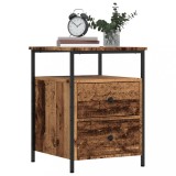 vidaXL Noptiere, 2 buc, lemn vechi, 44x45x60 cm, lemn prelucrat