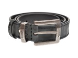 Curea LA GALERE neagra, 72602409, din piele naturala