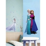Cumpara ieftin Sticker/Autocolant Craciun Elsa si Ana - set 2 stickere - 30x60cm - 128915