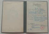 QW13 1 13 - 1953 - Diploma absolvire - Institutul ISEP VI Lenin - contabil