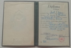 QW13 1 13 - 1953 - Diploma absolvire - Institutul ISEP VI Lenin - contabil