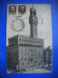 HOPCT 95354 PALATUL VECHI -FIRENZE/FLORENTA ITALIA 1930 -TCV-ILUSTRATA-CIRCULATA, Franta, Printata