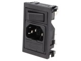 Conector Alimentare AC 10A 250V IEC 60320