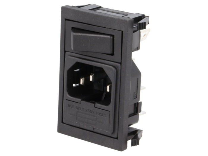 Conector alimentare AC 10A 250V