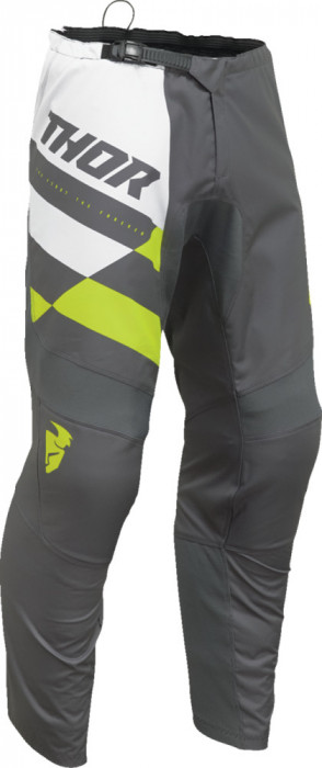 Pantaloni atv/cross copii Thor Sector Checker, culoare gri/verde, marime 22 Cod Produs: MX_NEW 29032435PE