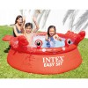 Piscina Gonflabila Intex Happy Crab Easy Set 183x51cm, 880L, Rosu, Copii 3+