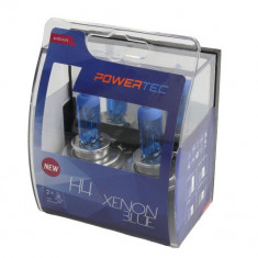 Halogen bec.2pcs.H4.Xenon Blue.12V.Max.60W.Culoare deschisă alb alb.Max.6000k.Socket Tip P43T.Fără aprobare rutieră.Conține 2 nuclee