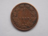 1 KREUZER 1859 A IMPERIUL AUSTRIAC