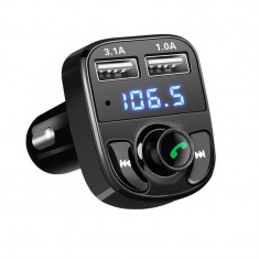 Bluetooth Handsfree Fm Transmitter Car Kit foto