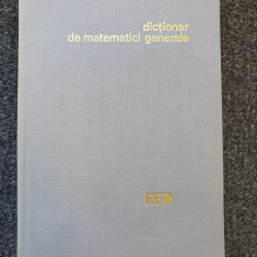 DICTIONAR DE MATEMATICI GENERALE - Bobancu