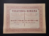 Actiune 1928 Tesatoria romana / titlu de 20 actiuni