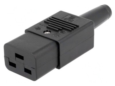 Conector Alimentare AC Mufă Mamă 16A 250V Drept foto