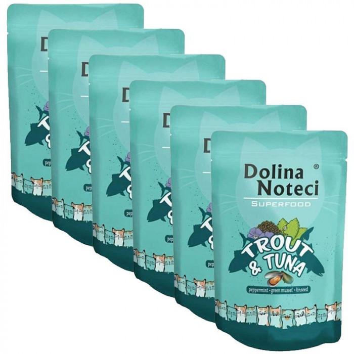 Dolina Noteci Superfood Cat Trout &amp;amp; Tuna 6 x 85 g