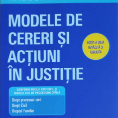 MODELE DE CERERI SI ACTIUNI IN JUSTITIE-VLAD ZAMFIRESCU