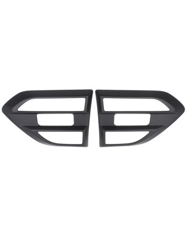 Set 2 Ornamente aripa negru mat Ford Ranger T7, T8 2015-2022