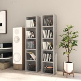 vidaXL Dulap CD-uri Gri Beton (Set 2) 21x16x93.5cm PAL - 80 CD/Dulap