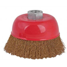 Perie circulara tip cupa din sarma pentru flex 100 mm