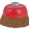 Perie circulara tip cupa din sarma pentru flex 75 mm