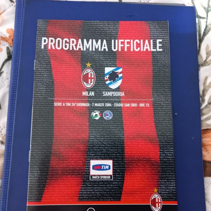 Program MILAN - SAMPDORIA
