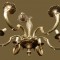 Candelabru din bronz antic in stil Rococo