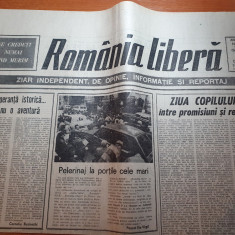 romania libera 3 iunie 1990-art. ziua copilului intre promisiuni si realitate