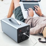 Baterie externă laptop power camping, pescuit, de 10A, cu 2 prize 230 V