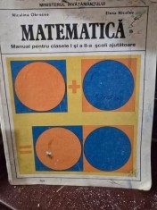 Matematica Manual pentru clasa I-a a scolilor ajutatoare - Niculina Obrocea, Elena Nicolau