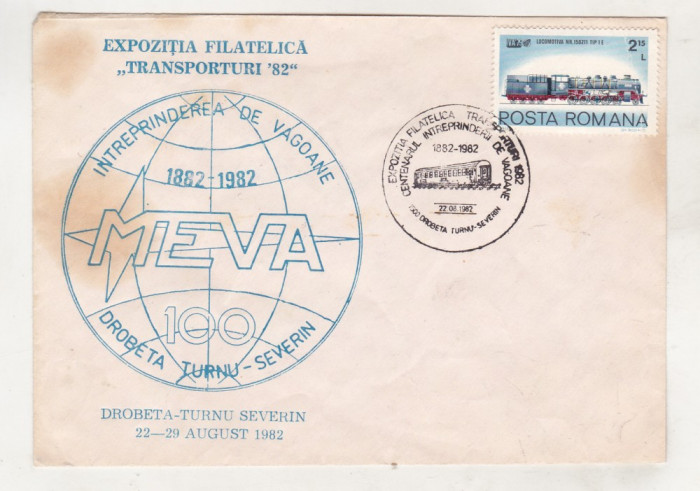 bnk fil Plic ocazional Expofiul Transporturi Turnu Severin 1982