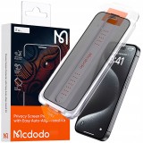 Mcdodo Ez Paste Sticlă Temperată De Sticlă De Confidențialitate Pentru Iphone 16 Plus
