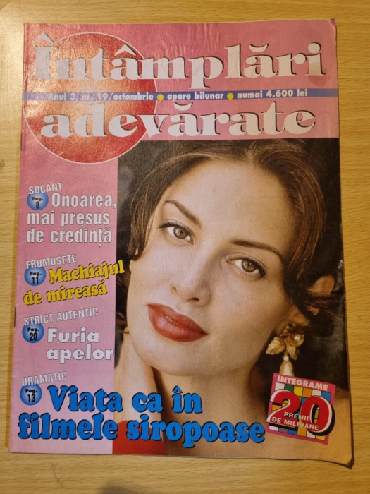 revista intamplari adevarate anul 3,nr. 19
