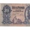 Bancnota Ungaria 20 pengo 15 ianuarie 1941, circulata, stare buna