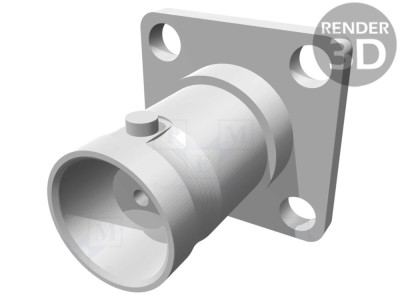 Conector BNC Mamă PTFE 50&amp;Omega; foto