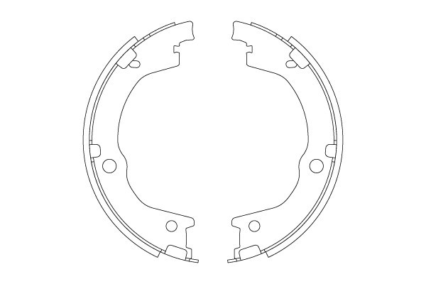 TRW GS8829 Set saboti frana, frana de mana