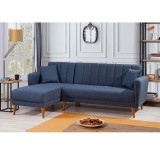 Cumpara ieftin Coltar extensibil stanga Aqua Albastru inchis
