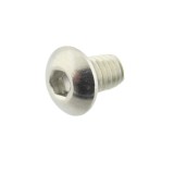 Surub M4, otel inoxidabil A2, 10mm, cap buton, KRAFTBERG, M4X10/ISO7380-1-A2, T152136