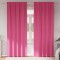 Perdele cu perdele 2 pcs Roz intens Poliester