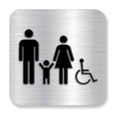 Placuta pentru mama tatal si copil cu dizabilitati foto