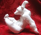 FIGURINA BIBELOU PORTELAN KPM BERLIN URS POLAR ANUL 1962