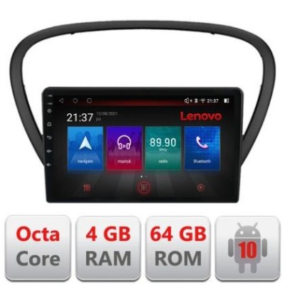 Navigatie Peugeot 607 Android radio gps internet Octa Core 4+64 LTE Kit-607+EDT-E509-PRO CarStore Technology foto