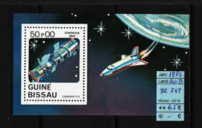 Guineea Bissau, 1983 | Staţia Saliut - Space Shuttle - Cosmos | MNH | aph foto