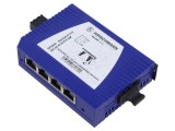 Switch Ethernet neadministrabil Hirschmann 5 porturi, alimentare 9,6-32VDC