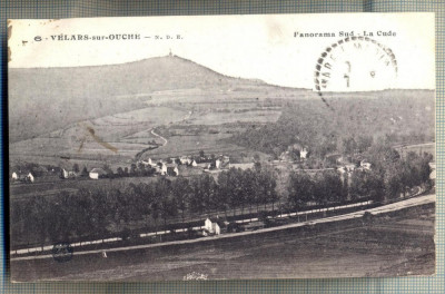 AD 53 C. P. VECHE - VELARS-SUR-OUCHE -PANORAMA SUD- FRANTA - CIRCULATA 1916 foto