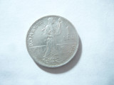 Moneda 1 leu 1910 Carol I ,argint , cal. F.Buna