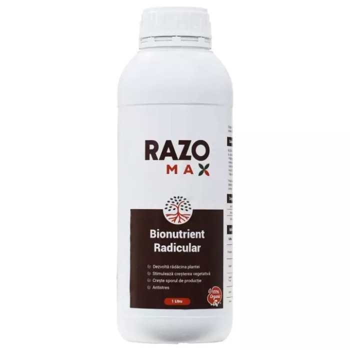 Biostimulator de inradacinare organic ecologic Razomax Agroconsulting, 1 litru, Spania