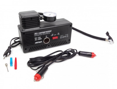 Compresor Aer Auto Amio 12V 230V Acomp-13 02188 foto