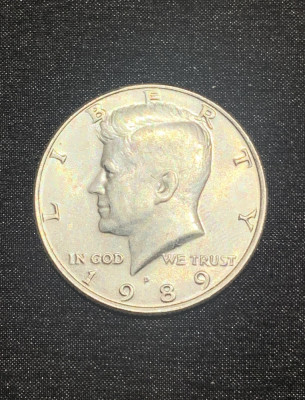 Moneda half dollar 1989P foto