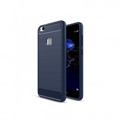 Husa Carbon Fiber Samsung Galaxy A9 (2018) Albastra