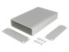 Carcasă aluminiu gri AKG 105x160x30mm